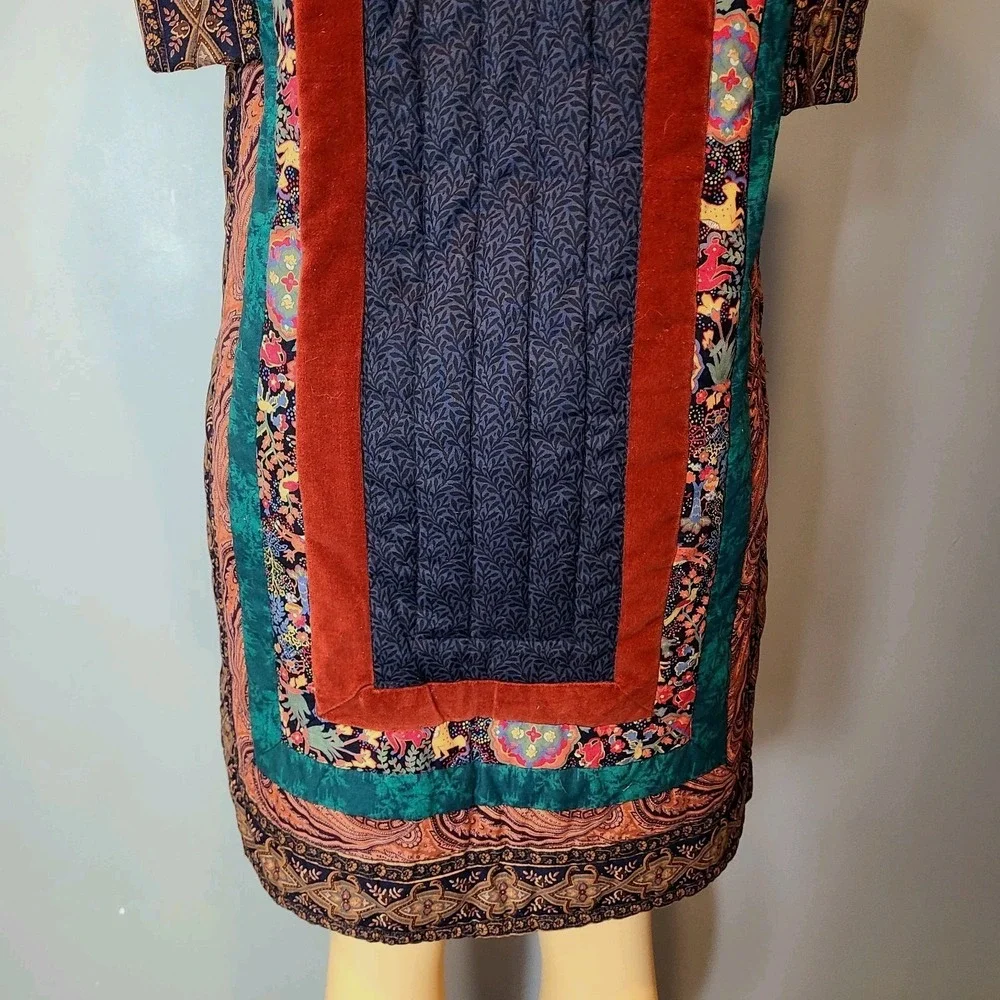 Handmade Vintage Cottagecore Quilt Jacket Boho‎ Upcycled Slow Fashion Vest